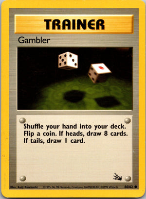 1999 Fossil 60/62 Gambler Common C324