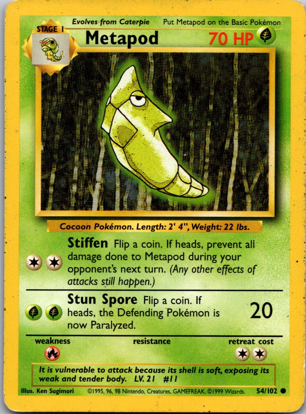 2002 Legendary Collection 054/110 Metapod LP