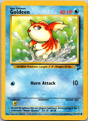 2000 Base Set 2 076/130 Goldeen LP