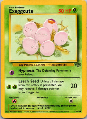 1999 Jungle 52/64 Exeggcute Common L115