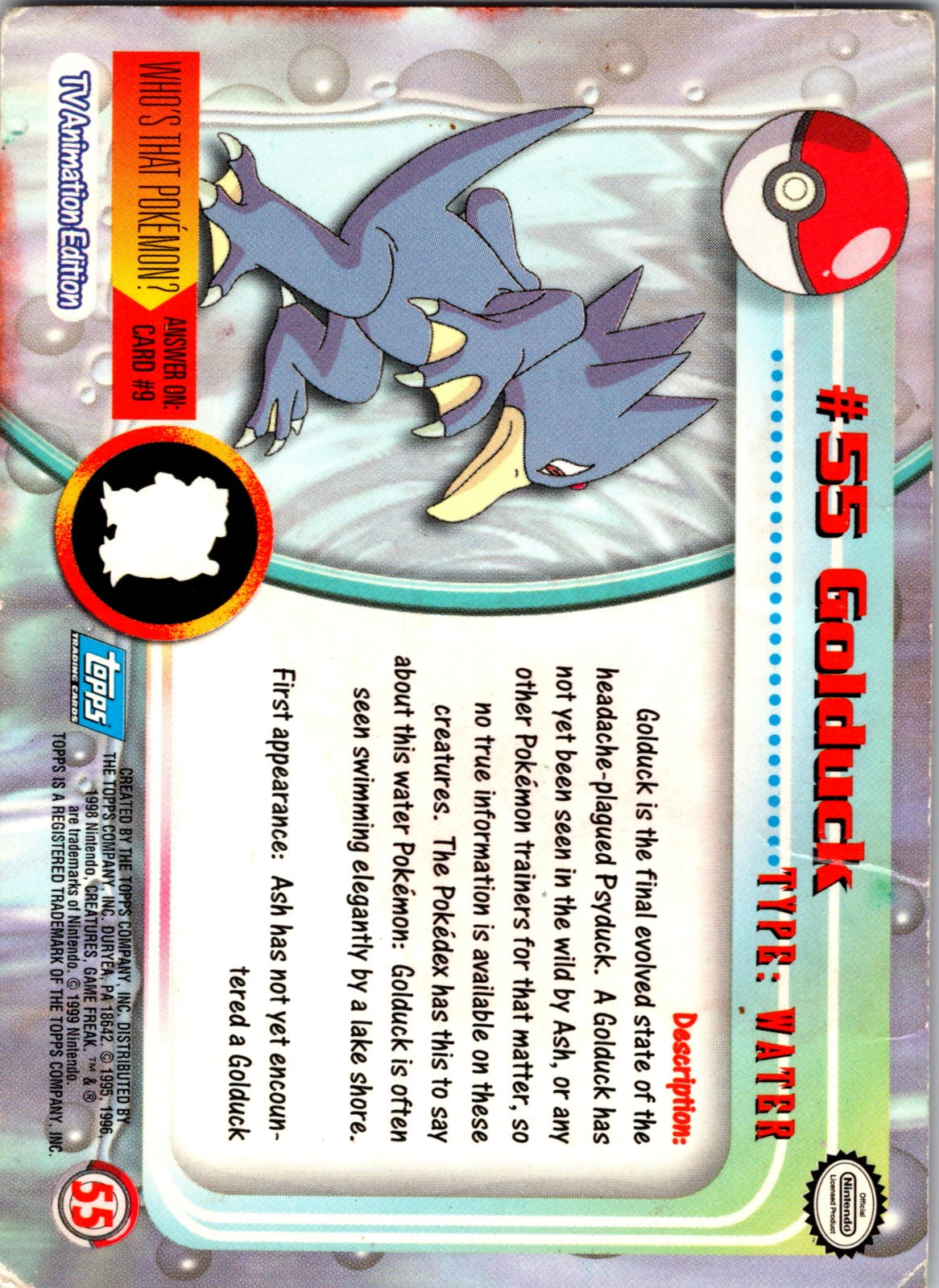 1999 Topps TV Golduck HP  P65