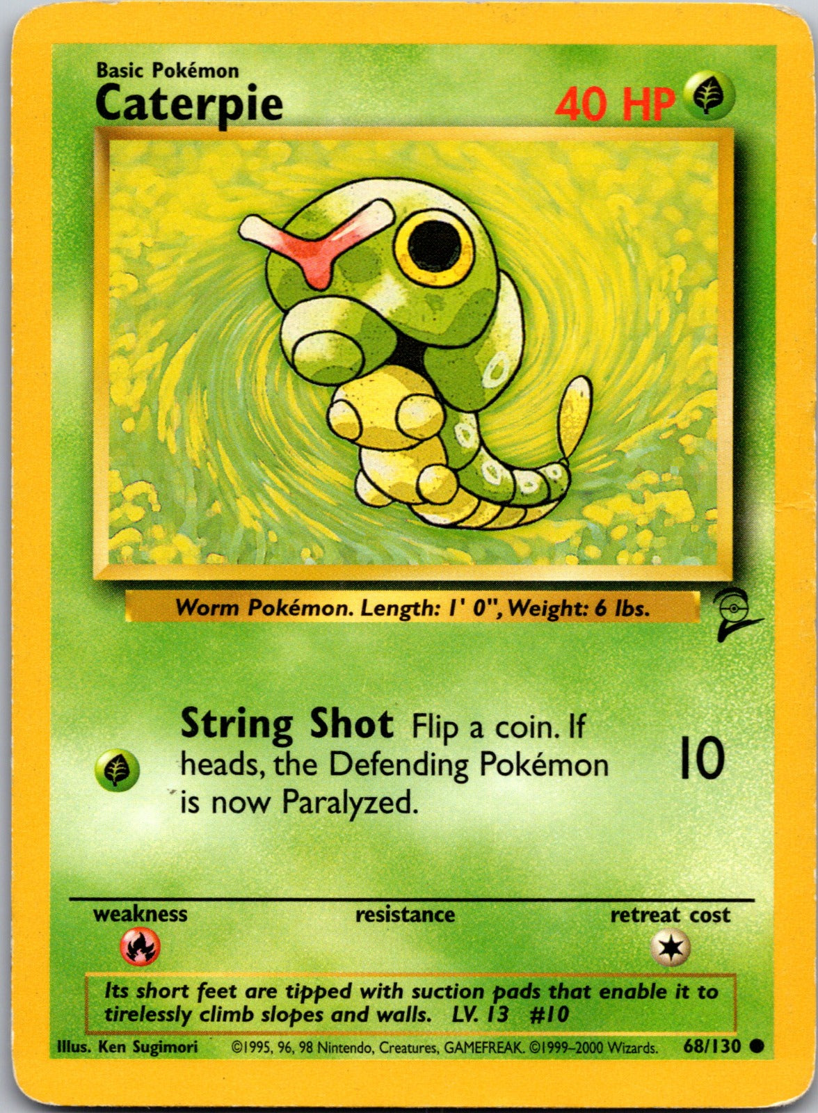 2017 SM Base Set 1/149 Caterpie LP