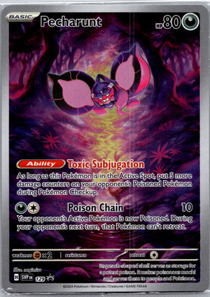 2023 SV: Scarlet and Violet Promo Cards 129 Pecharunt - (Pokemon Center Exclusive) LP