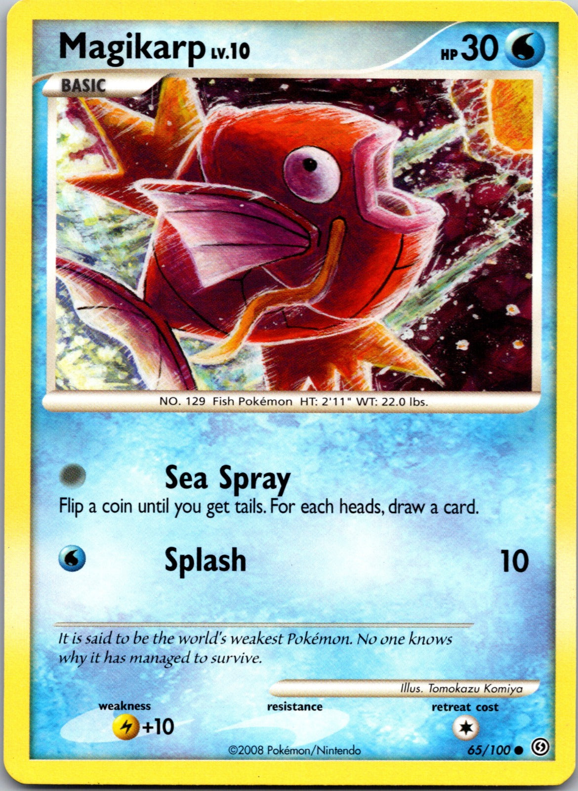 2008 Stormfront 65/100 Magikarp LP