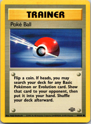 1999 Jungle #64/64 Poke Ball Common C179