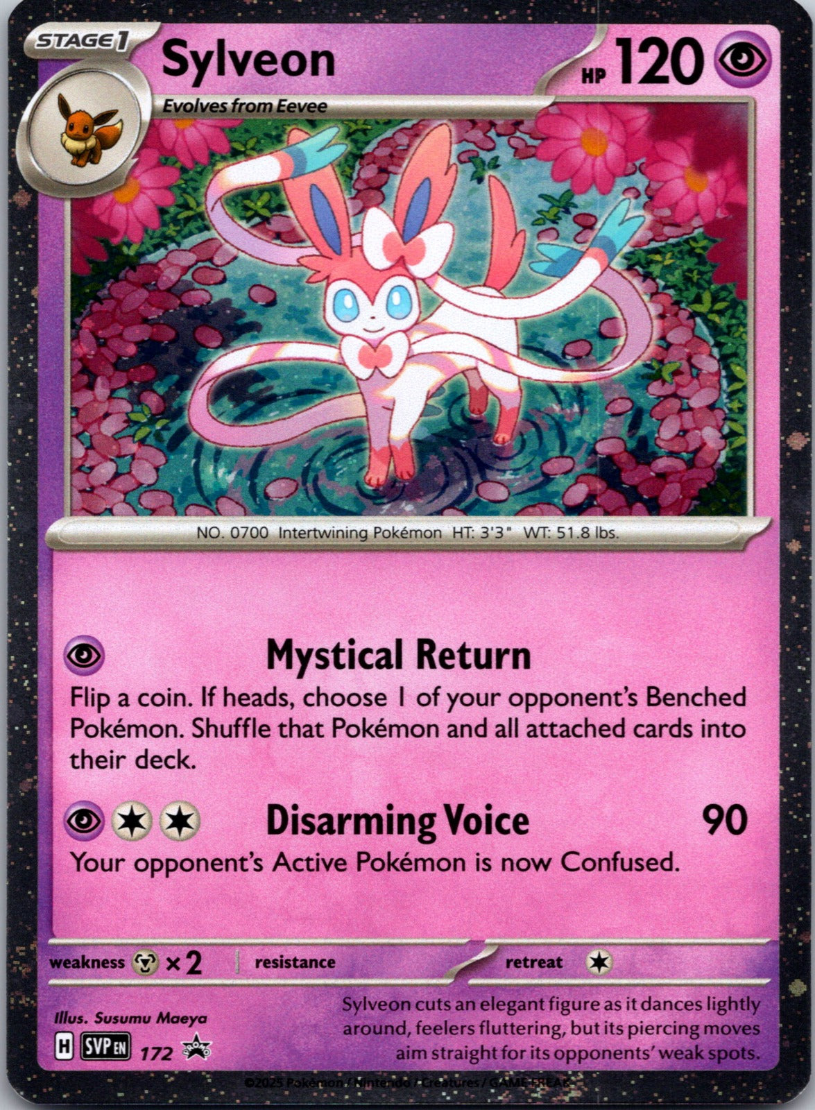 2023 SV: Scarlet & Violet Promo Cards 172 Sylveon - (Cosmos Holo) NM