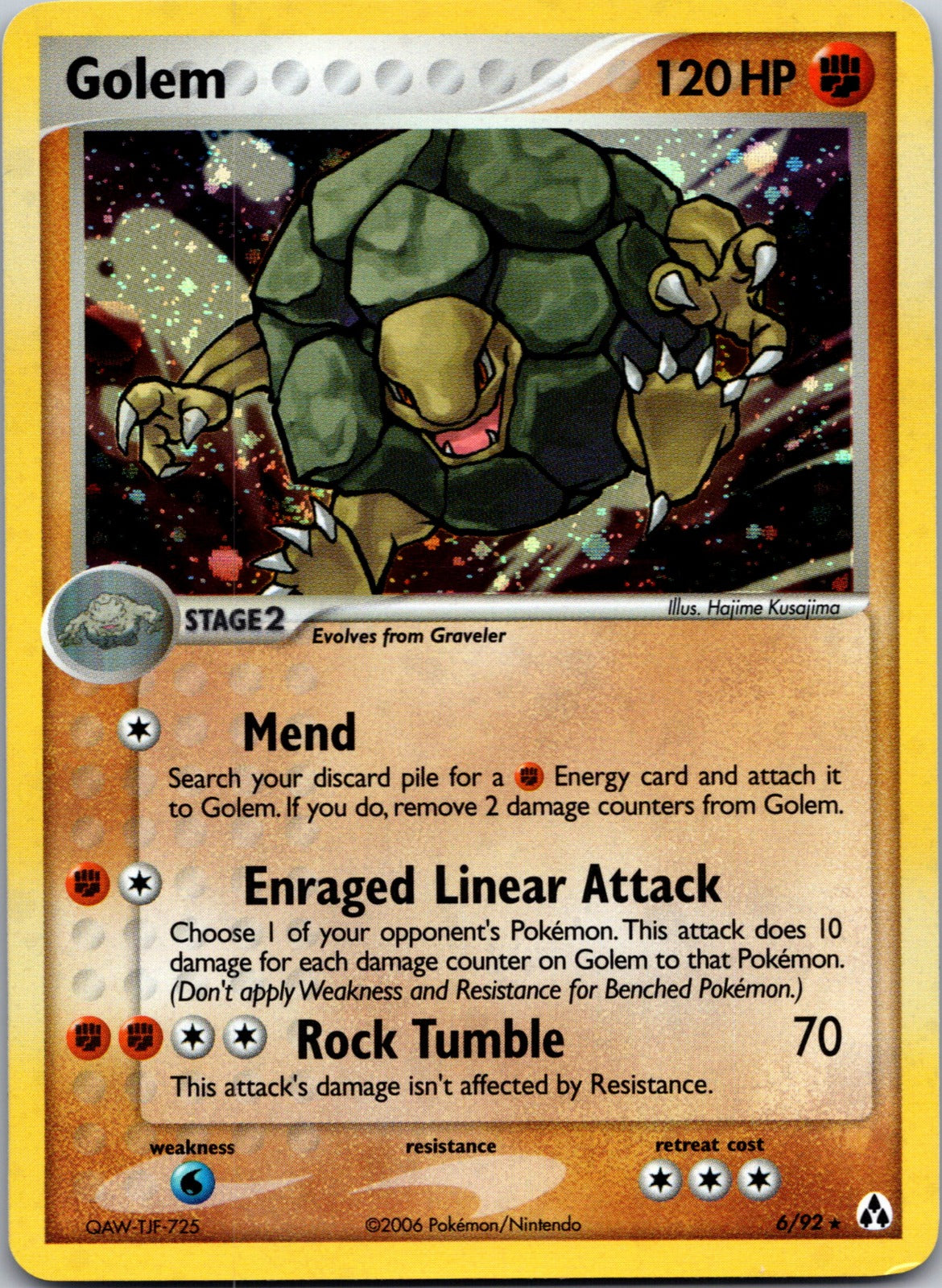 2006 Legend Maker 6/92 Golem NM
