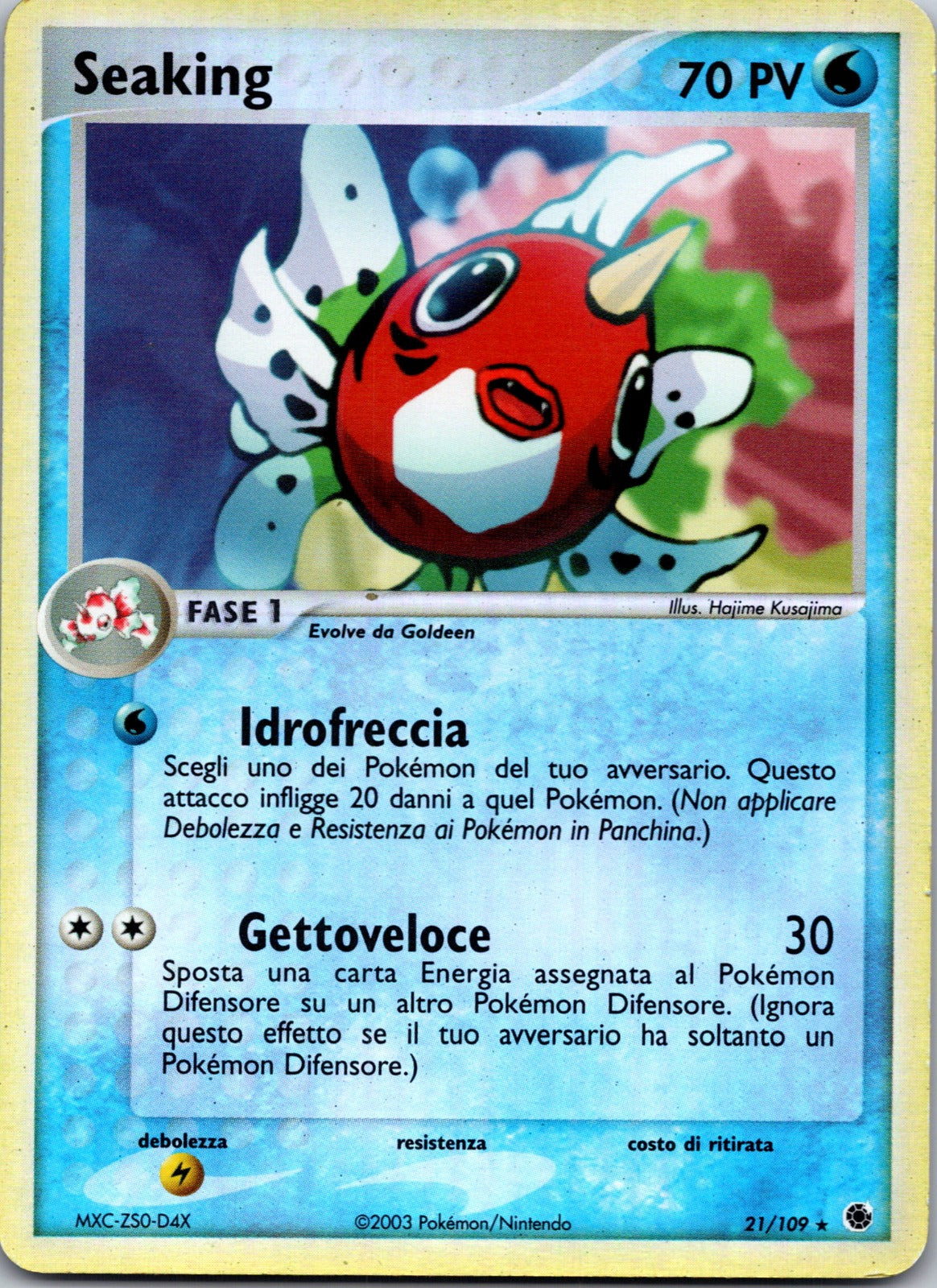 2003 EX Ruby and Sapphire 21/109 Seaking MP