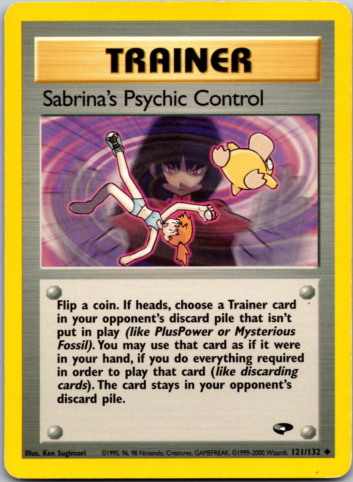 2000 Gym Challenge 121/132 Sabrina's Psychic Control LP