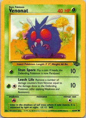 1999 Jungle 63/64 Venonat Common L70