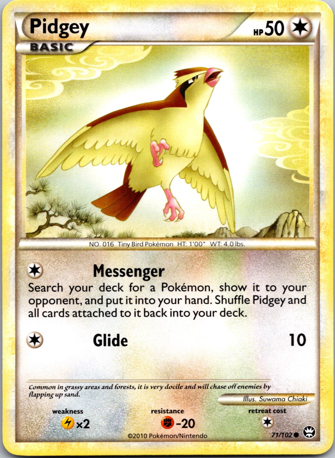 2010 Triumphant 71/102 Pidgey LP