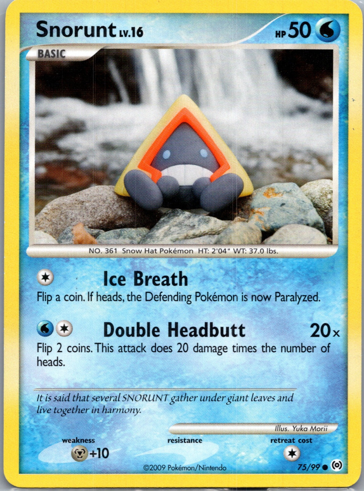 2009 Arceus 75/99 Snorunt LP