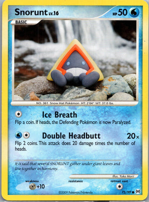 2009 Arceus 75/99 Snorunt LP