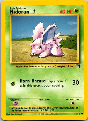 2002 Legendary Collection #083/110 Nidoran M Common C129