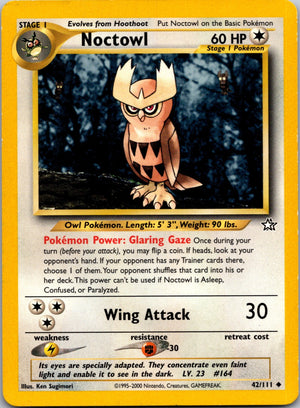2000 Neo Genesis 042/111 Noctowl Uncommon M229