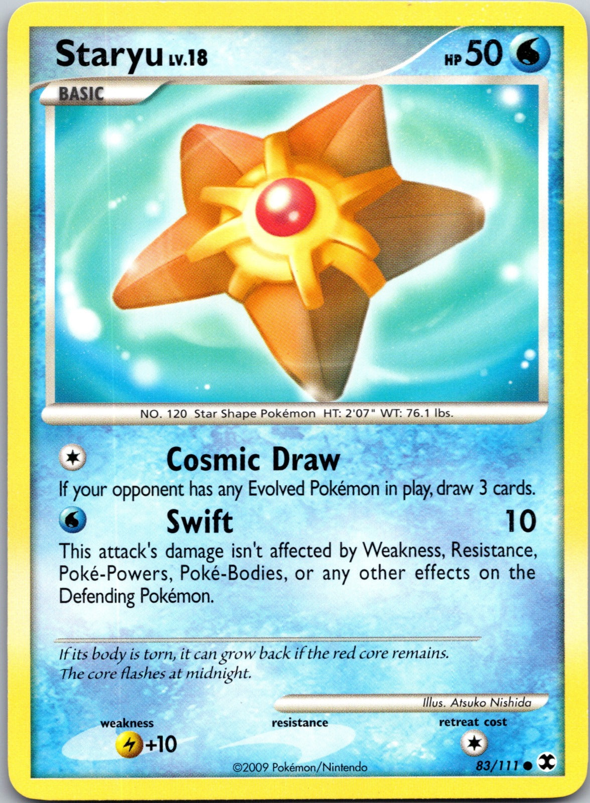 2009 Rising Rivals 83/111 Staryu LP