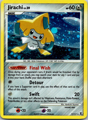 2009 Rising Rivals 7/111 Jirachi LP