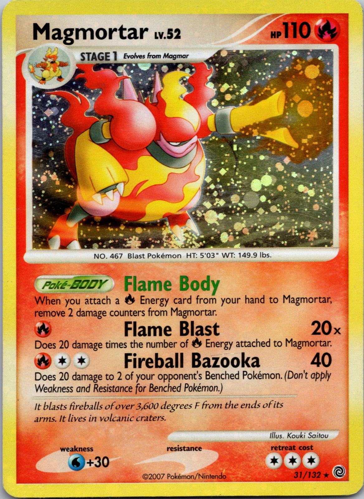 2016 Deck Exclusives 031/132 Magmortar - (Secret Wonders) LP