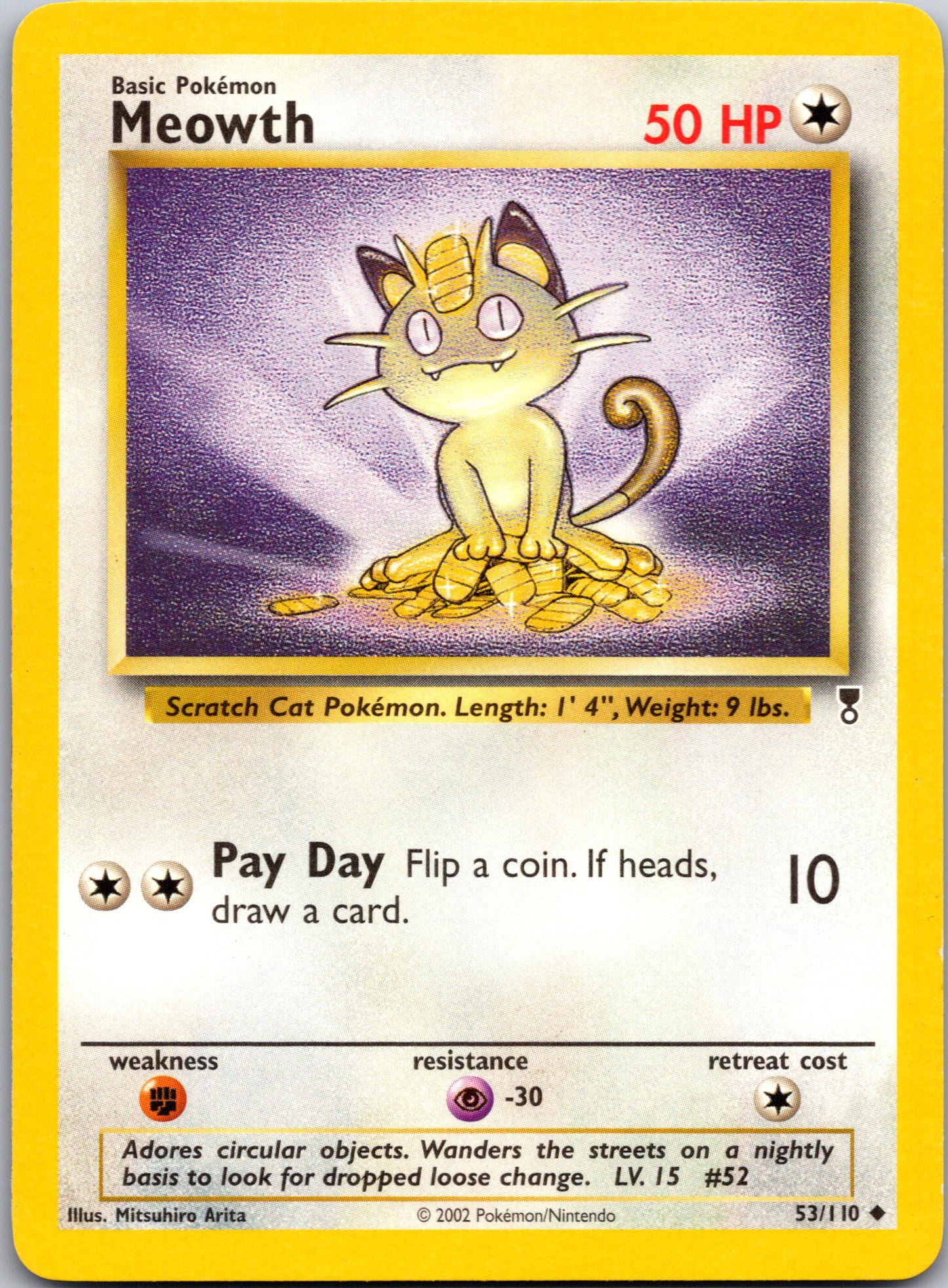 1999 Jungle 56/64 Meowth Common A172