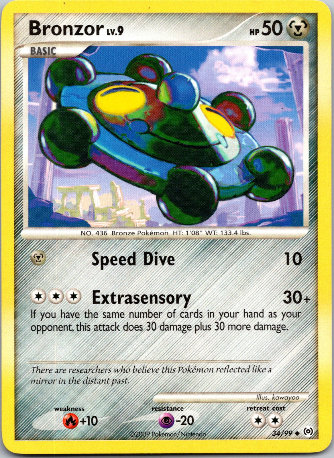 2009 Arceus 34/99 Bronzor (34) LP