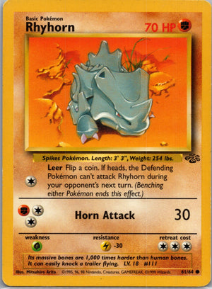 Legendary Collection 090/110 Rhyhorn Common NM