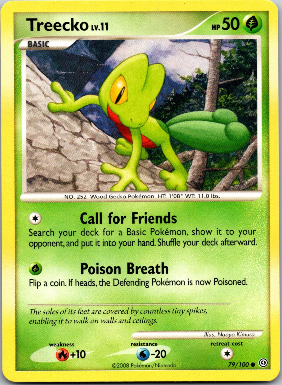 2008 Stormfront 79/100 Treecko LP