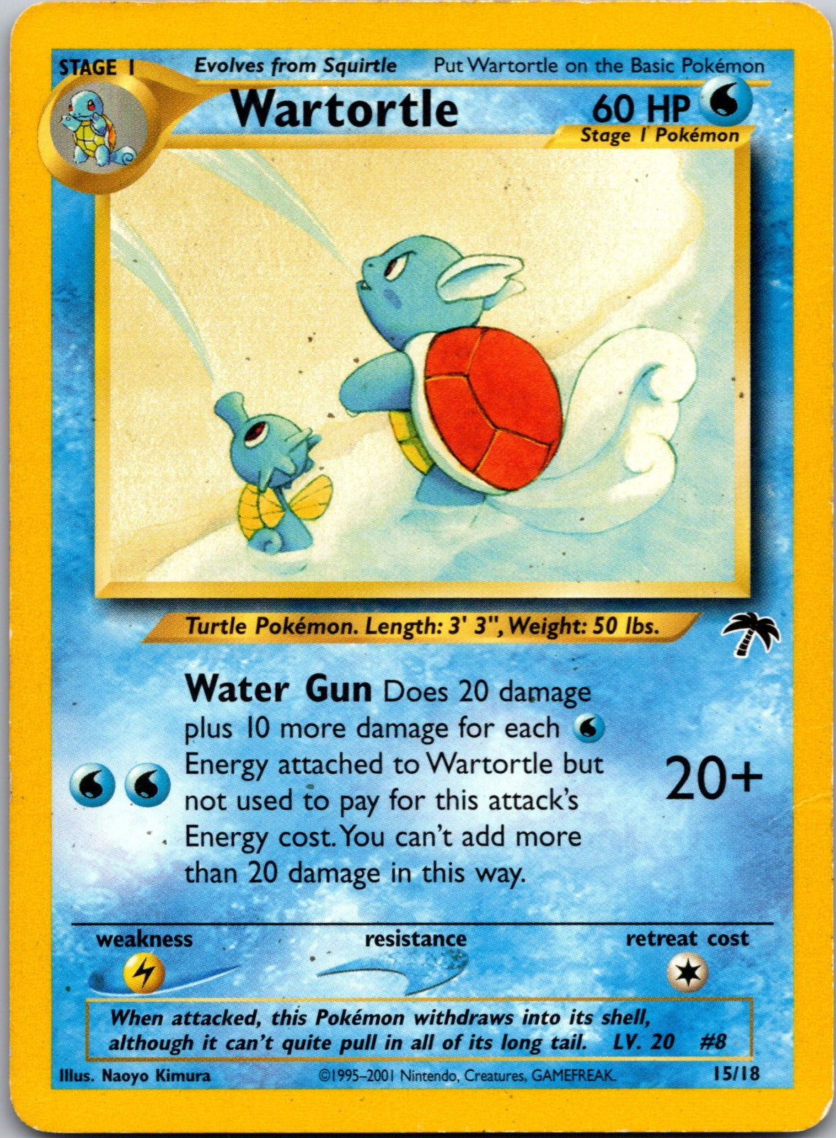 2001 Wartortle Southern Islands 15/18 NM
