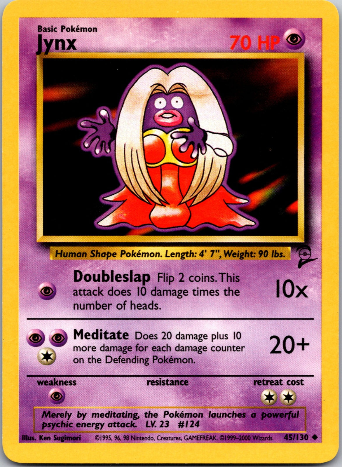 2000 Base Set 2 045/130 Jynx LP