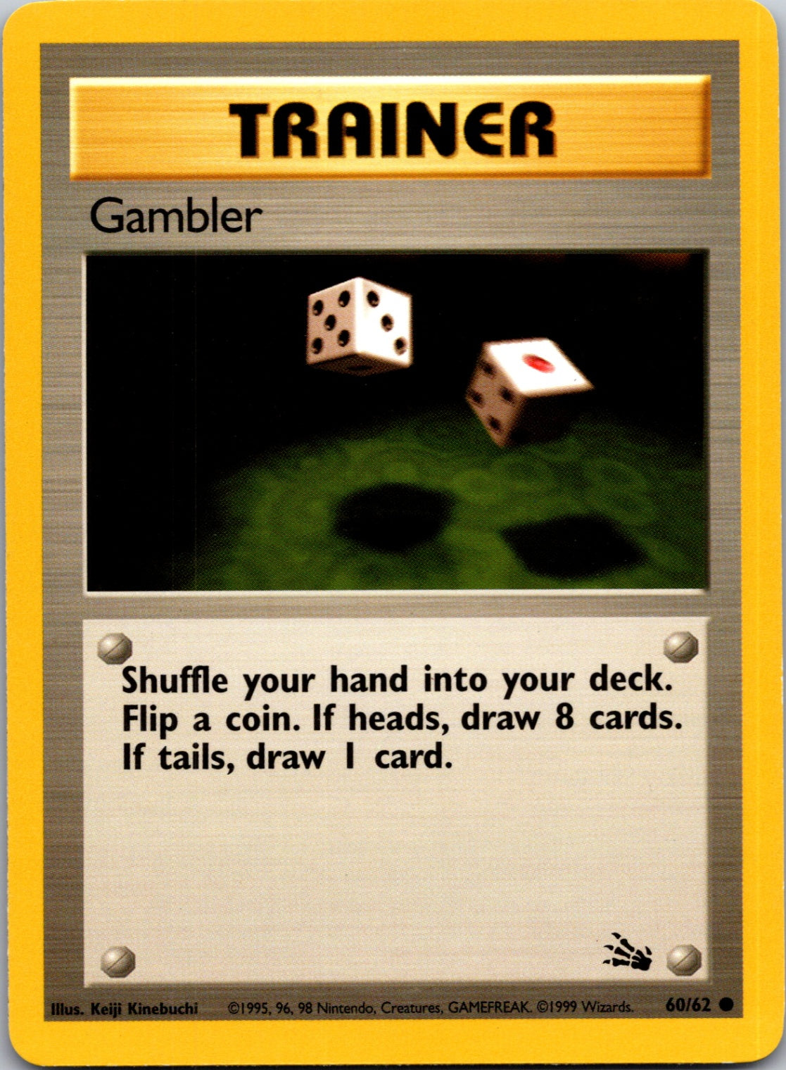 1999 Fossil 60/62 Gambler Common L172