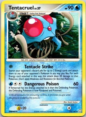 2008 Legends Awakened 75/146 Tentacruel LP