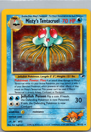 2000 Gym Heroes 010/132 Misty's Tentacruel Holo Rare G224
