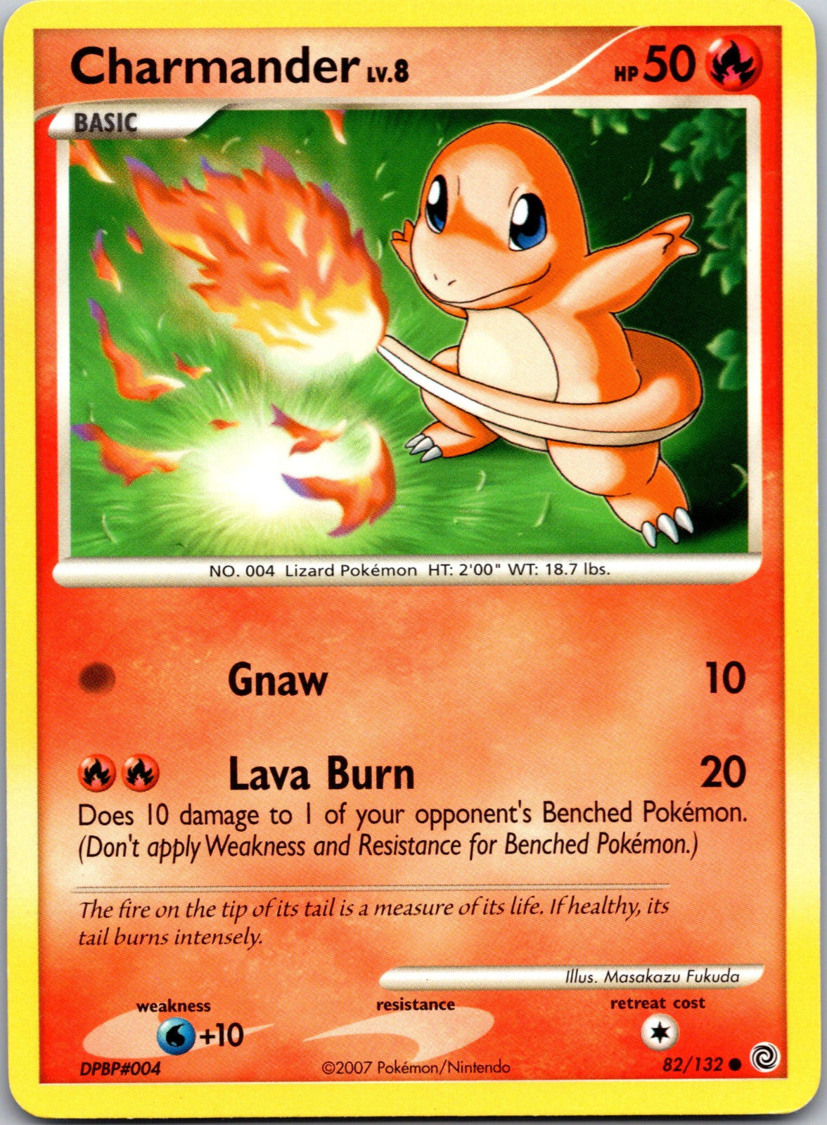 2007 Secret Wonders 82/132 Charmander LP A13