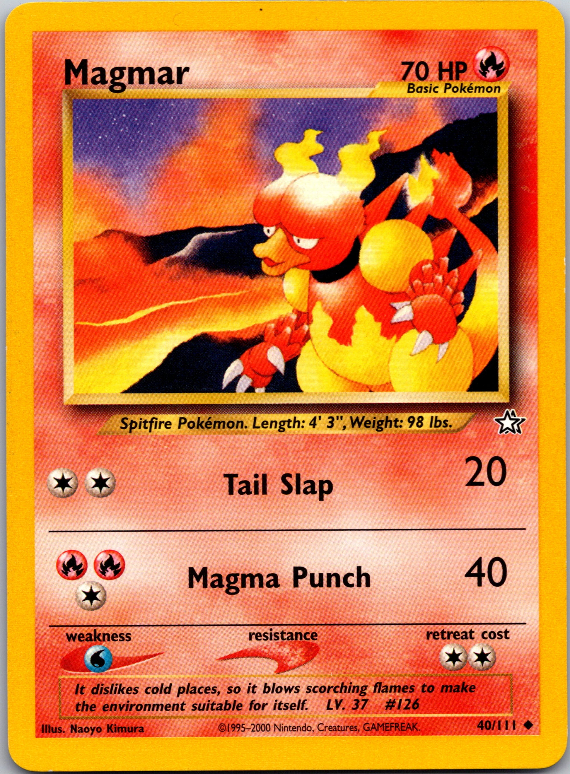 2000 Neo Genesis 040/111 Magmar Uncommon A84