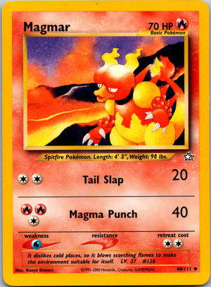 2000 Neo Genesis 040/111 Magmar Uncommon A84