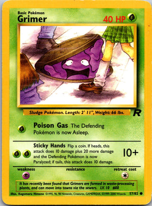 2000 Team Rocket 57/82 Grimer Common M290