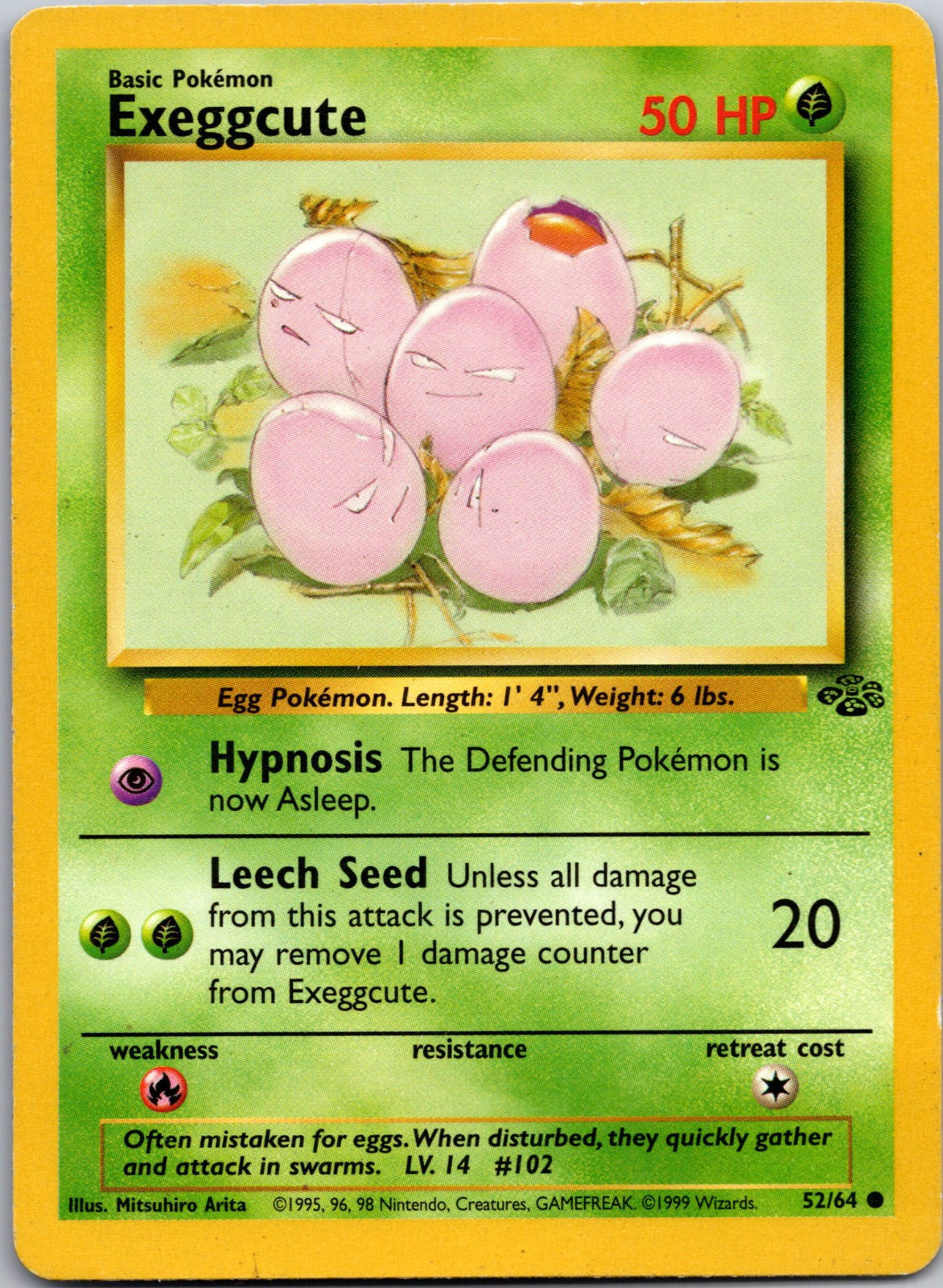 2000 Base Set 2 074/130 Exeggcute LP