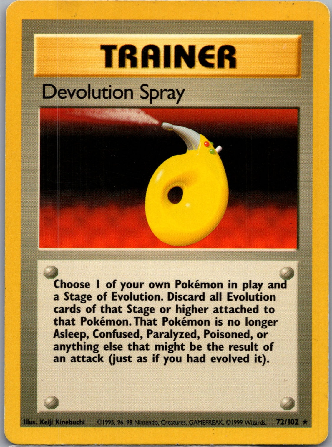 1999 Base Set 72/102 Devolution Spray Common C21