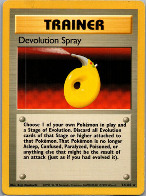 1999 Base Set 72/102 Devolution Spray Common C21