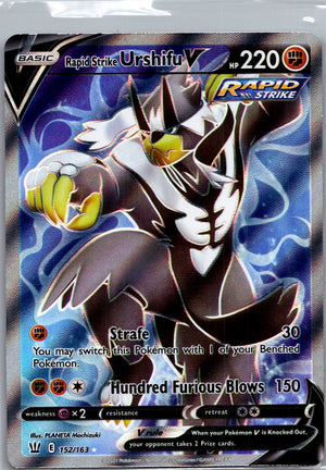 2021 SWSH05: Battle Styles 152/163 Rapid Strike Urshifu V (Full Art) LP