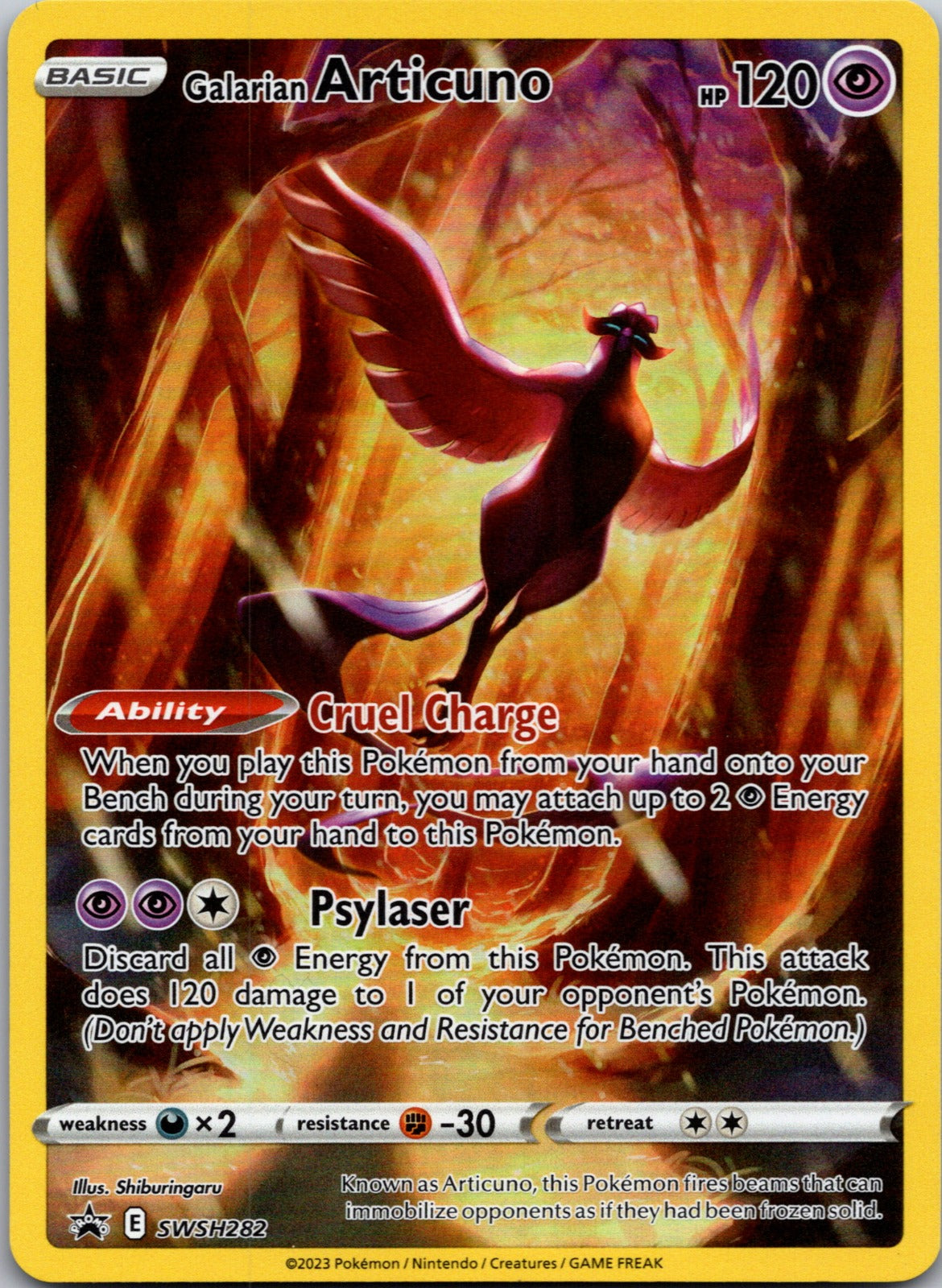 2019 Galarian Articuno SWSH: Sword & Shield Promo Cards SWSH282 NM