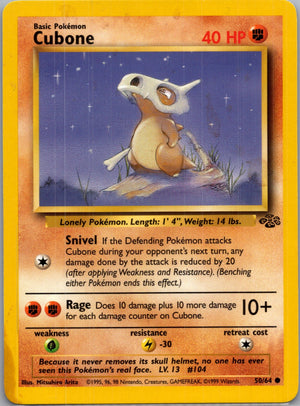 Base Set 2 070/130 Cubone Common NM