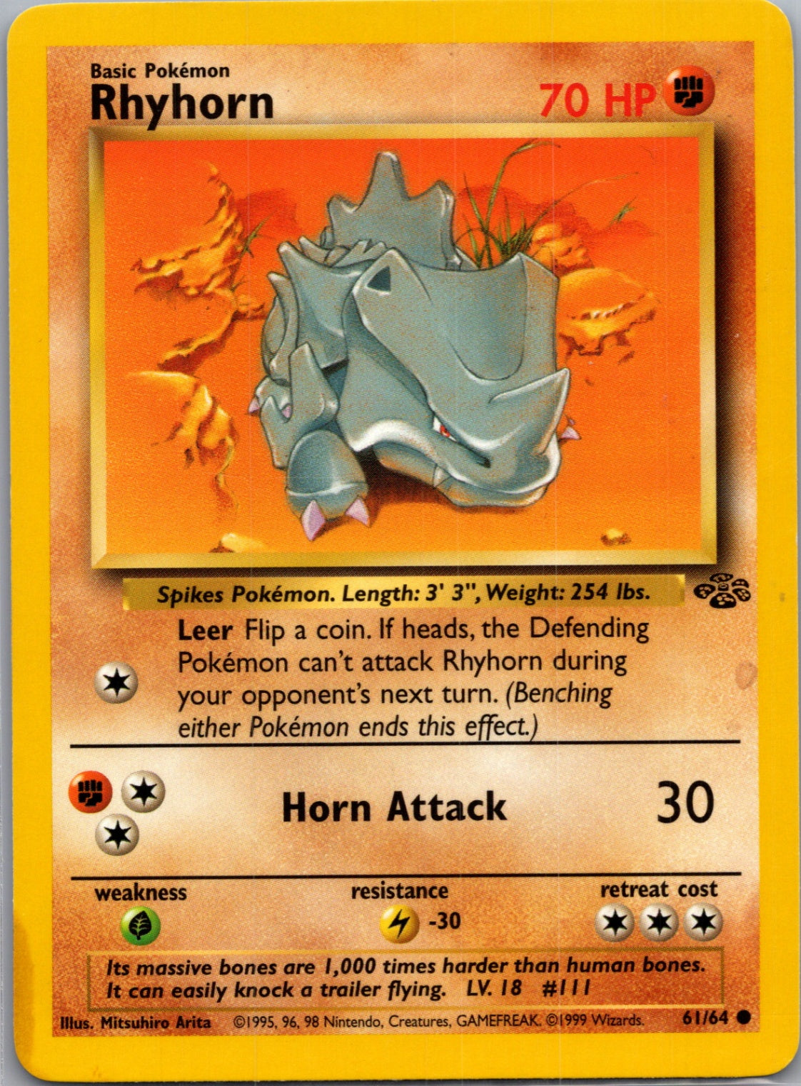 Legendary Collection 090/110 Rhyhorn Common NM