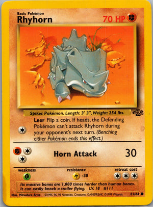 Legendary Collection 090/110 Rhyhorn Common NM