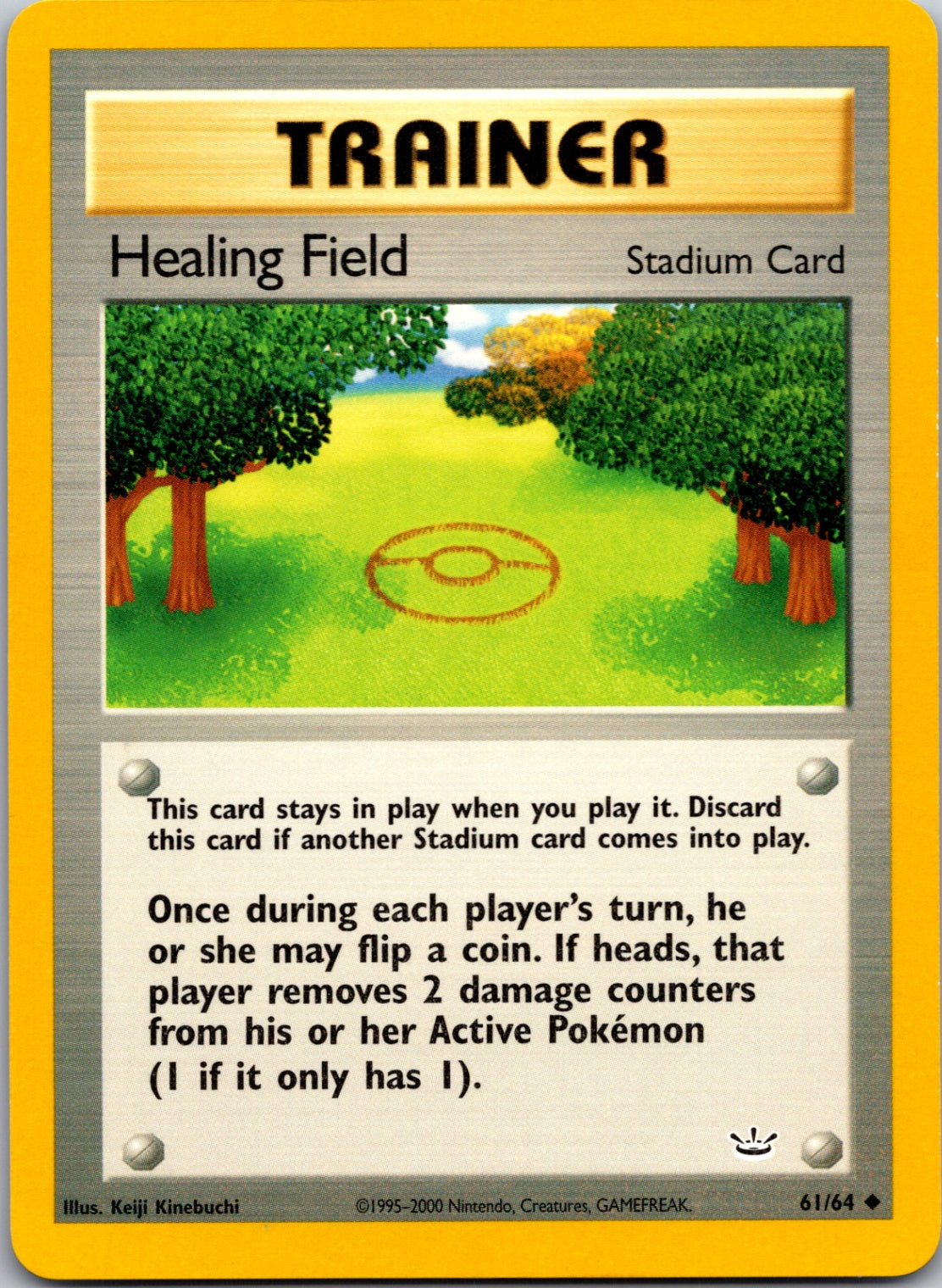 2001 Neo Revelation 61/64 Healing Field Uncommon C340