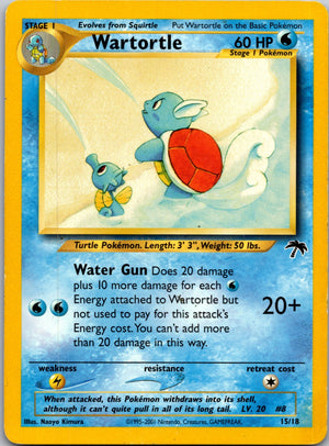 Southern Islands 15/18 Wartortle Promo L69