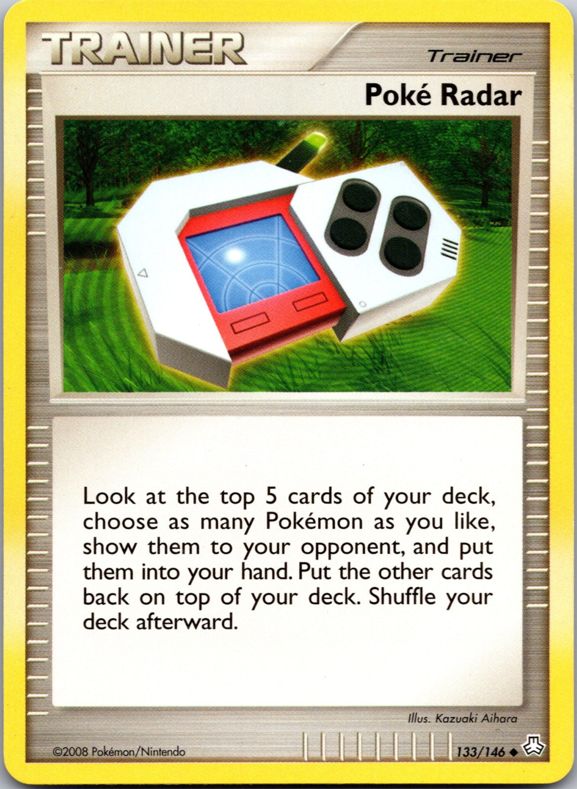2008 Legends Awakened 133/146 Poke Radar LP
