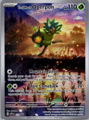 Teal Mask Ogerpon Holofoil Promo SV: Scarlet & Violet Promo Cards 123 NM
