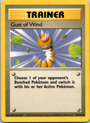 1999 Base Set 093/102 Gust of Wind Common C282