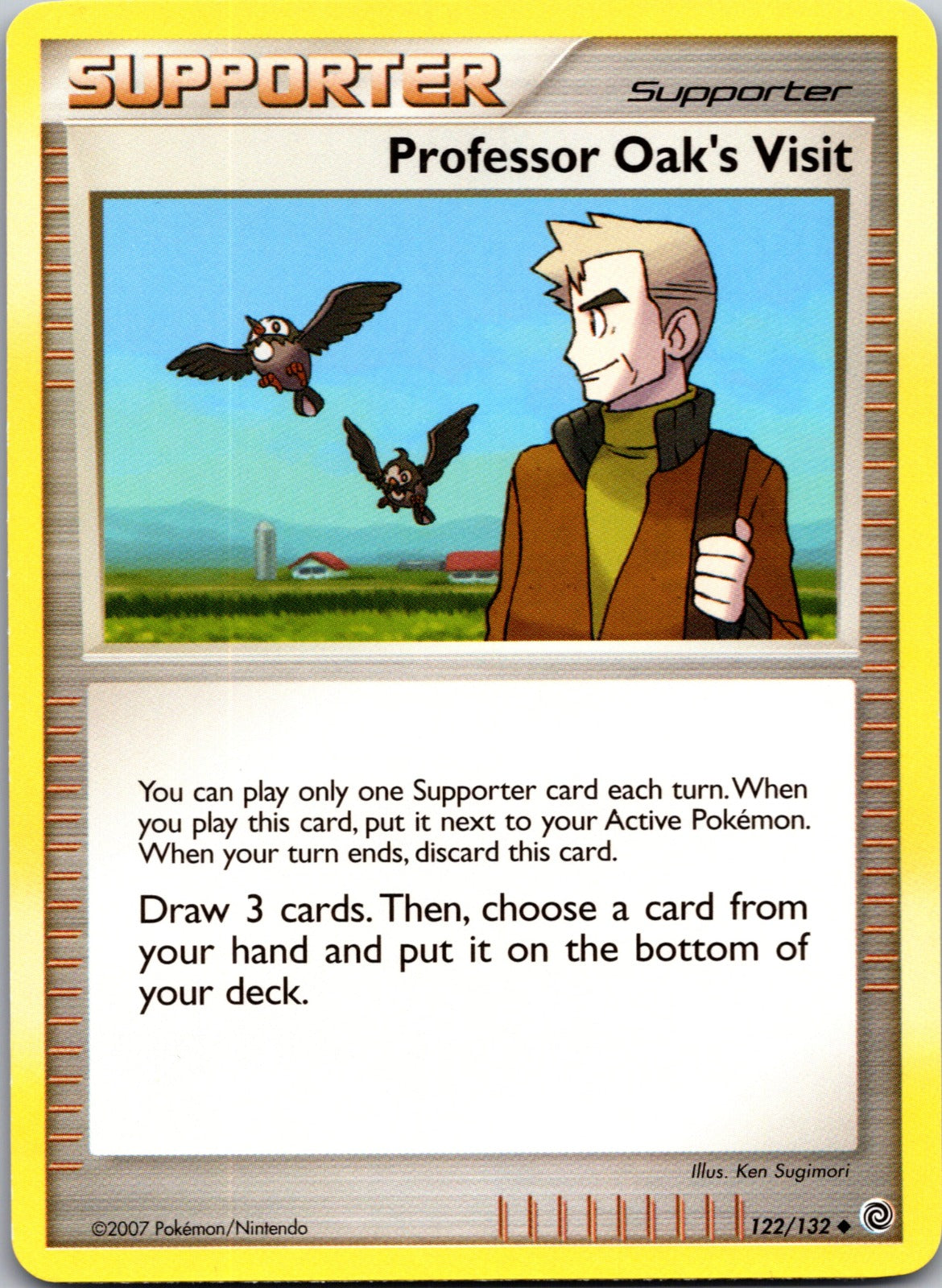2007 Secret Wonders 122/132 Professor Oak's Visit LP