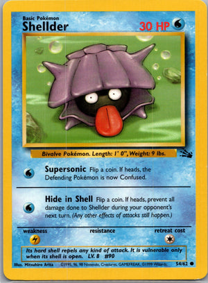 Fossil 54/62 Shellder Common NM